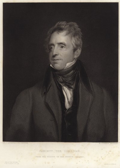 Portret van John Fawcett door Thomas Lawrence